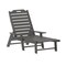 Flash Furniture Gray Adjustable Chaise Lounger with Cupholder, 2PK 2-LE-HMP-2017-414-GY-GG - alternate 10